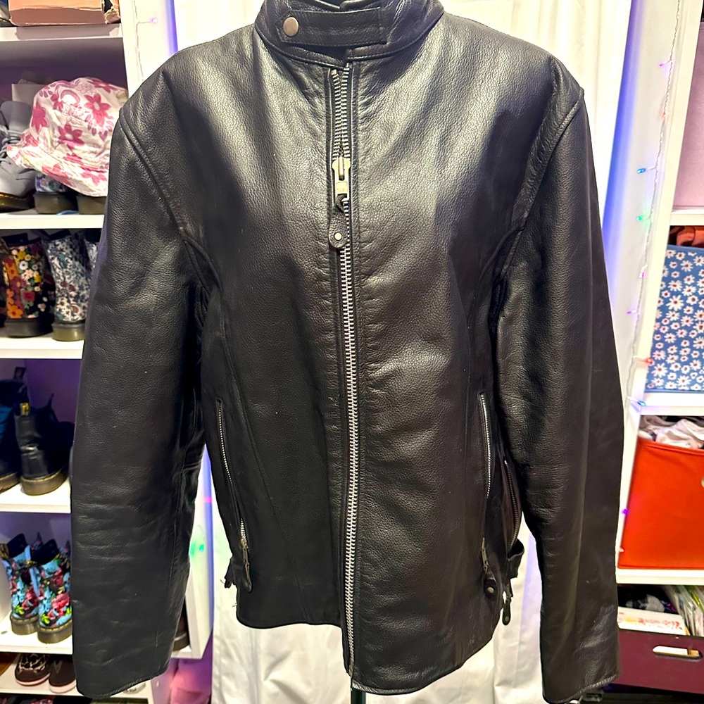 Men’s Motorcycle Jacket size Large!